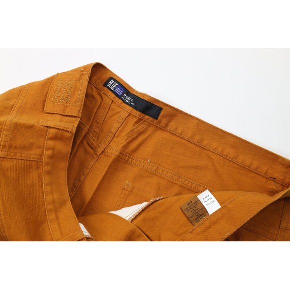 NOS Vintage 90s Marithe Francois Girbaud Mens 44x32 Baggy Loose Fit Jeans Orange - Picture 6 of 11